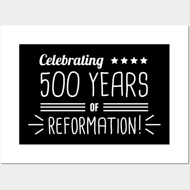 500 Year Anniversary Lutheran Protestant Reformation Wall Art by Wizardmode